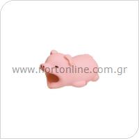 Universal Cable Cover Pig-shaped Pink