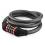 Security Cable Lock Rockbros RKS507-1BK with Combination 1.8m Black