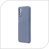 Θήκη Liquid Silicon inos Xiaomi Redmi Note 10 5G L-Cover Γκρι-Μπλε