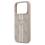 Θήκη PU Guess MagSafe Apple iPhone 17 Pro Hardcase Printed Stripes 4G Ροζ