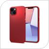 Θήκη TPU Spigen Thin Fit Apple iPhone 13 mini Κόκκινο