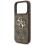 Θήκη PU Guess Apple iPhone 17 Pro Max Hardcase Big Logo 4G Καφέ