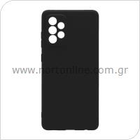 Θήκη Soft TPU inos Samsung A725F Galaxy A72 4G/ A726B Galaxy A72 5G S-Cover Μαύρο