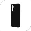 Θήκη Liquid Silicon inos Samsung A165 Galaxy A16/ A166B Galaxy A16 5G Velvet Μαύρο