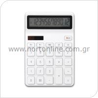 Electronic Desktop Calculator K1412 Kaco Lemo White