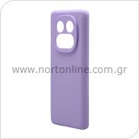 Θήκη Liquid Silicon inos Xiaomi Redmi Note 14 Pro Plus 5G Velvet Βιολετί