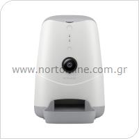 Συσκευή Αυτόματου Ταΐσματος Κατοικίδιων Petoneer Nutri Vision Smart με Camera Λευκό-Γκρι