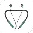 Στερεοφωνικό Ακουστικό Bluetooth Devia EM030 Smart Neckband Μαύρο-Πράσινο