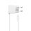 Travel Charger inos Lightning with Extra USB Output White 2.1A