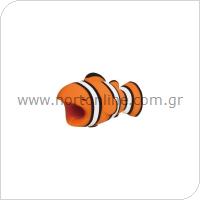 Universal Cable Cover Fish-shaped Orange-White